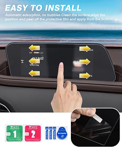 Miniatura 7 de Karltys Paquete de 2 protectores de pantalla para Mazda 32020-2024 CX-30 de 8.8 pulgadas, accesorios protectores de vidrio templado CX30, cubierta