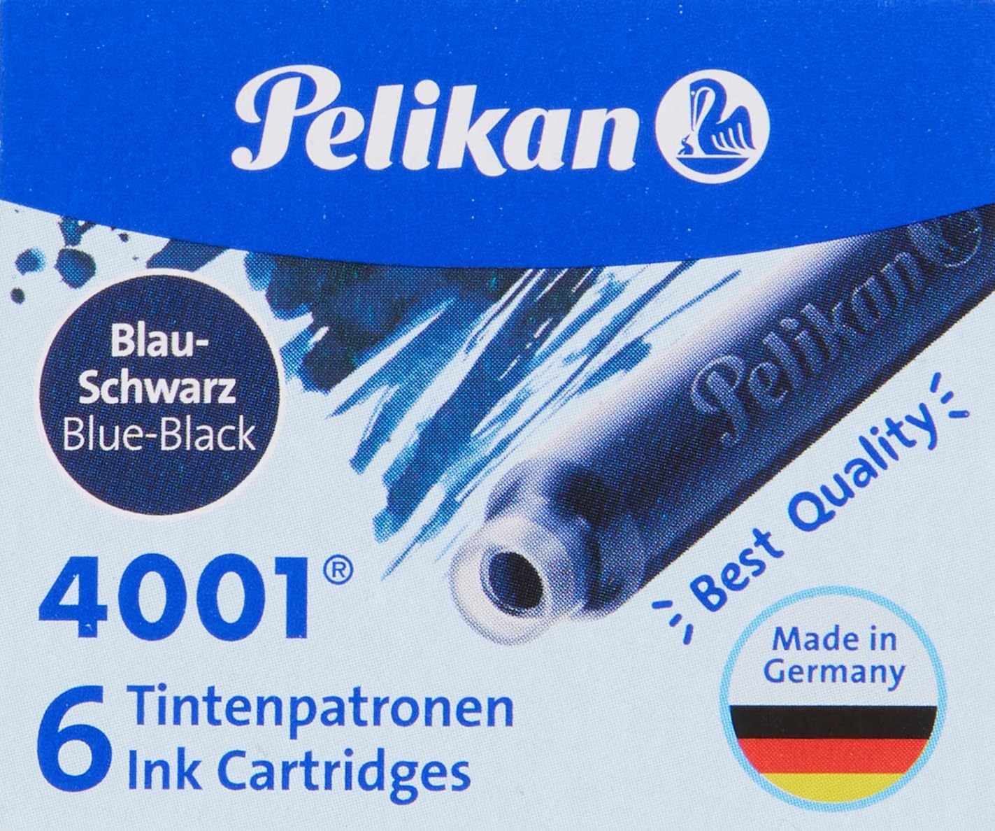 PELIKAN Tinte 4001 TP/6 301184 blauschwarz 6 Stück - Paul AG