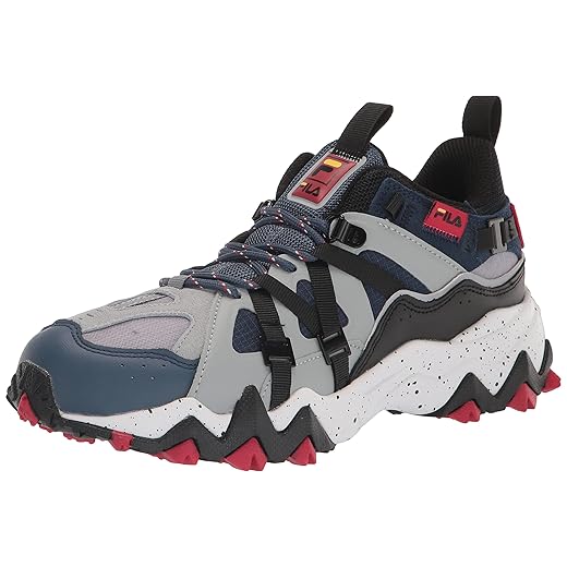 Fila Men's Excursion Sneaker, White/Black/Safety Yellow, 10