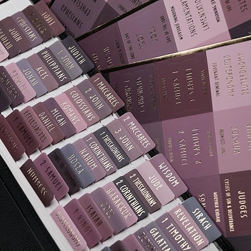 Miniatura 18 de UPAFEXXI -Pestañas de la Biblia35 Rosado,Azul,Capuccino,Capuchino español,Resúmenes Chocolate,Resumen Tono de la Tierra,Resúmenes Green,Resúmenes