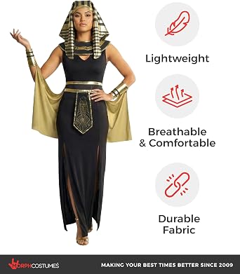 Morph, Egyptian Cleopatra Costume Women, Halloween Costumes for Women