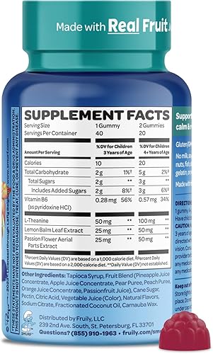 Vista 18 de The Smurfs - Gomitas nootrópicas para niños con vitamina B12 y L-teanina, gomitas de enfoque láser para suplementos de concentración y memoria