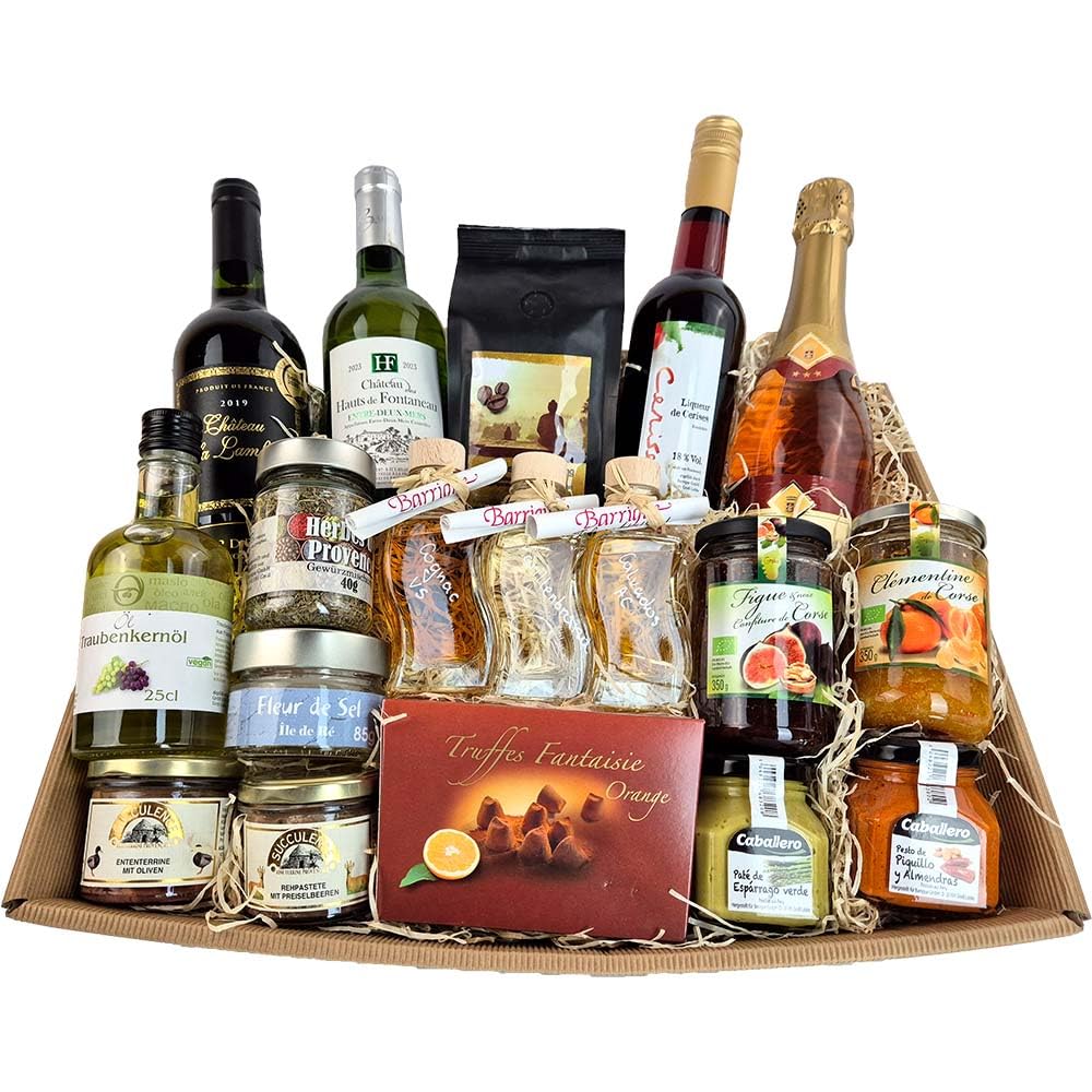 Präsent 'Frz.Schlemmerkorb' Großer Geschenk-Korb BARRIQUE-Präsentservice Deutschland 1Stück