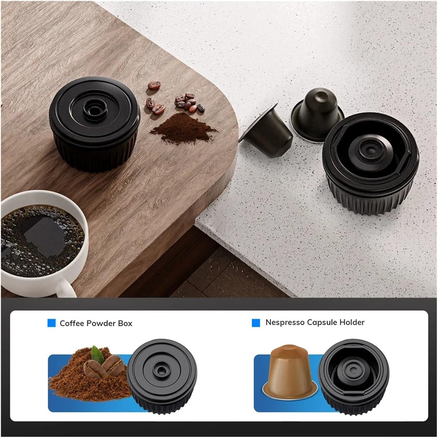 Portable Coffee Machine, Portable Coffee Maker Small Espresso Machine 12V Travel Coffee Maker For Car Outdoor Camping Backpacker Lightweight,for Outdoor Travel Picnic