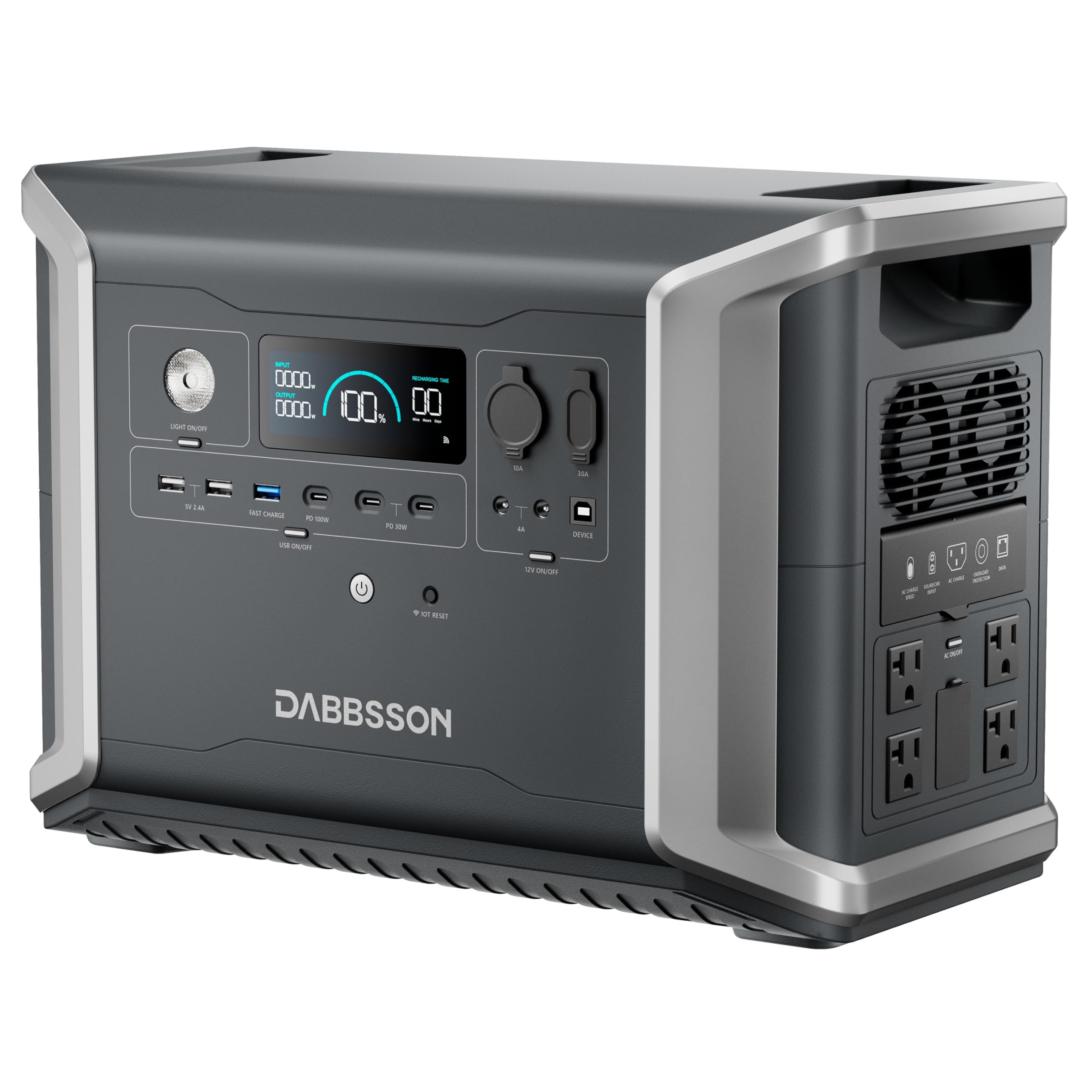 Amazon.co.jp: Dabbsson DBS2300plus ポータブル電源 2330Wh EV用半