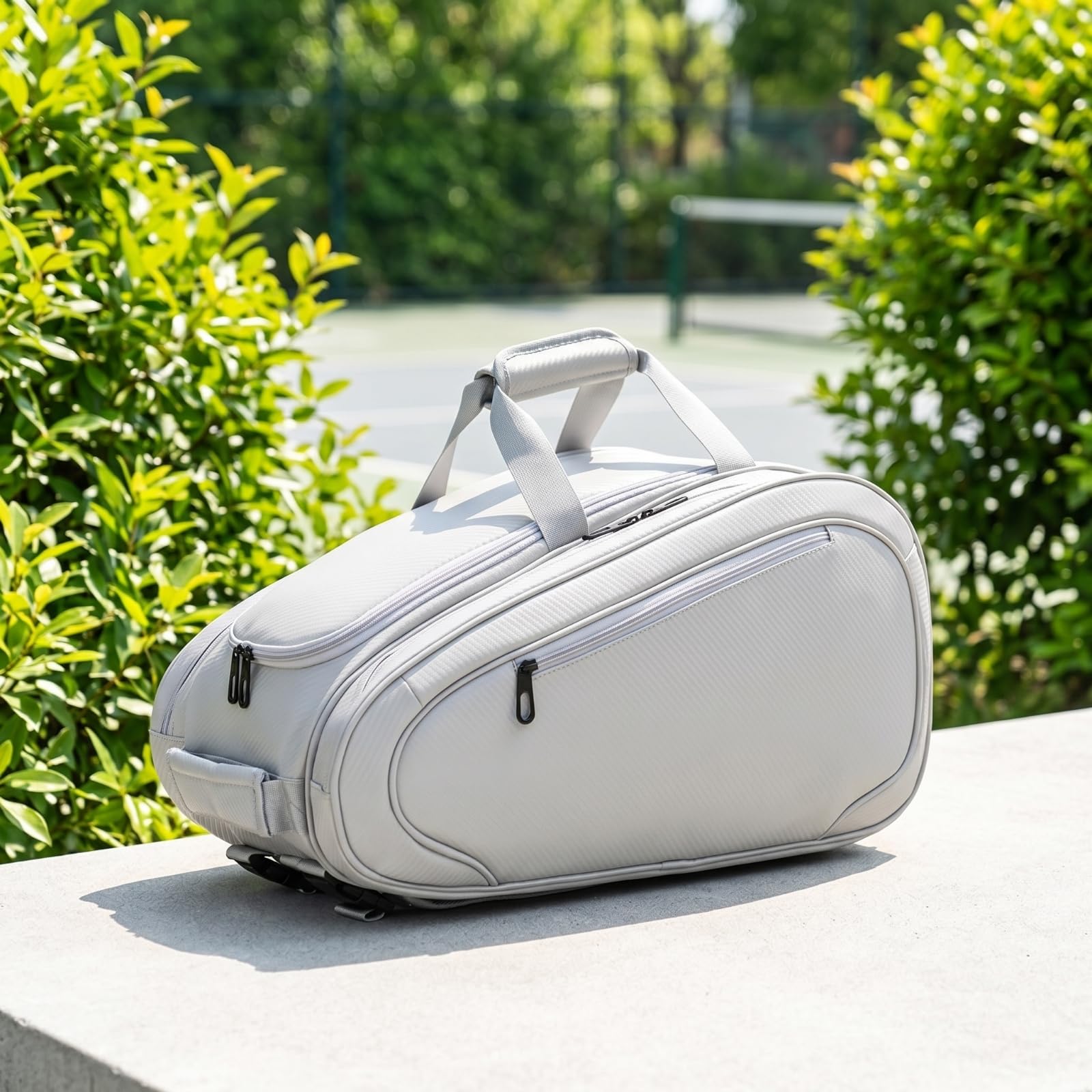 Colcolo Outdoor Sports Carrier Bolsa Deportiva Mochila Bandolera Maletín Deportivo con Diseño Multifuncional y Acceso Rápido Material Cuero Adecuado para Pádel Gimnasio Viajes