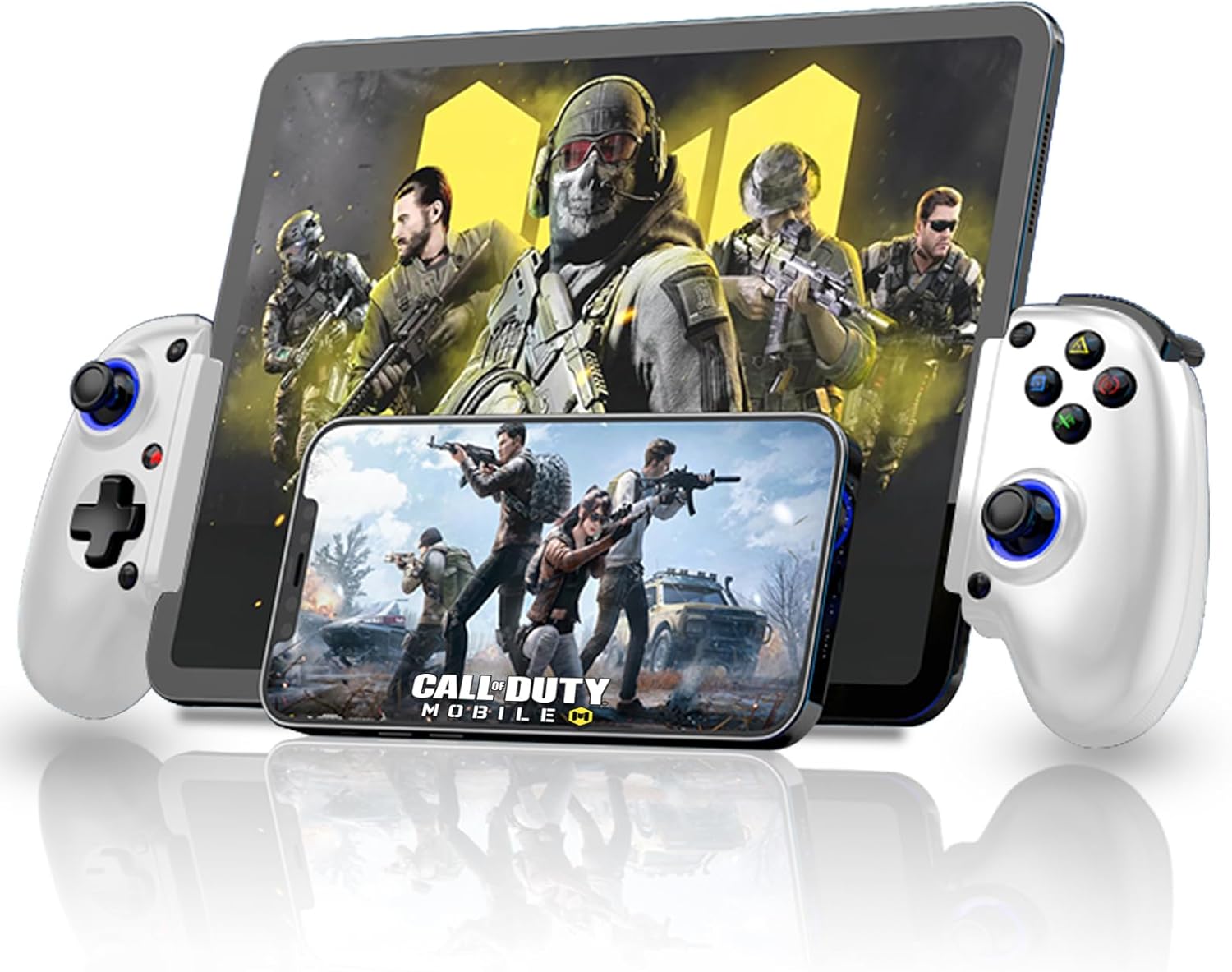 Joso D10 Phone Game Controller For iPhone/Android/Pc/Switch With Hall Effect Joysticks/Hall Trigger Play COD, Genshin Impact Android Game Controller Support Cloud Gaming/PS Remote Play White Joso D10 Phone Game Controller For iPhone/Android/Pc/Switch With Hall Effect Joysticks/Hall Trigger Play COD, Genshin Impact Android Game Controller Support Cloud Gaming/PS Remote Play White