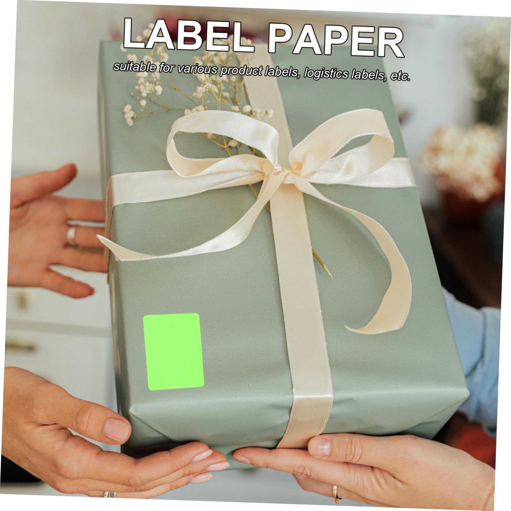 5rollen Farbige Wasserfeste Thermodrucketiketten Für Selbstklebendes Etikettenpapier Geeignet Für Büro Und Heimprojekte