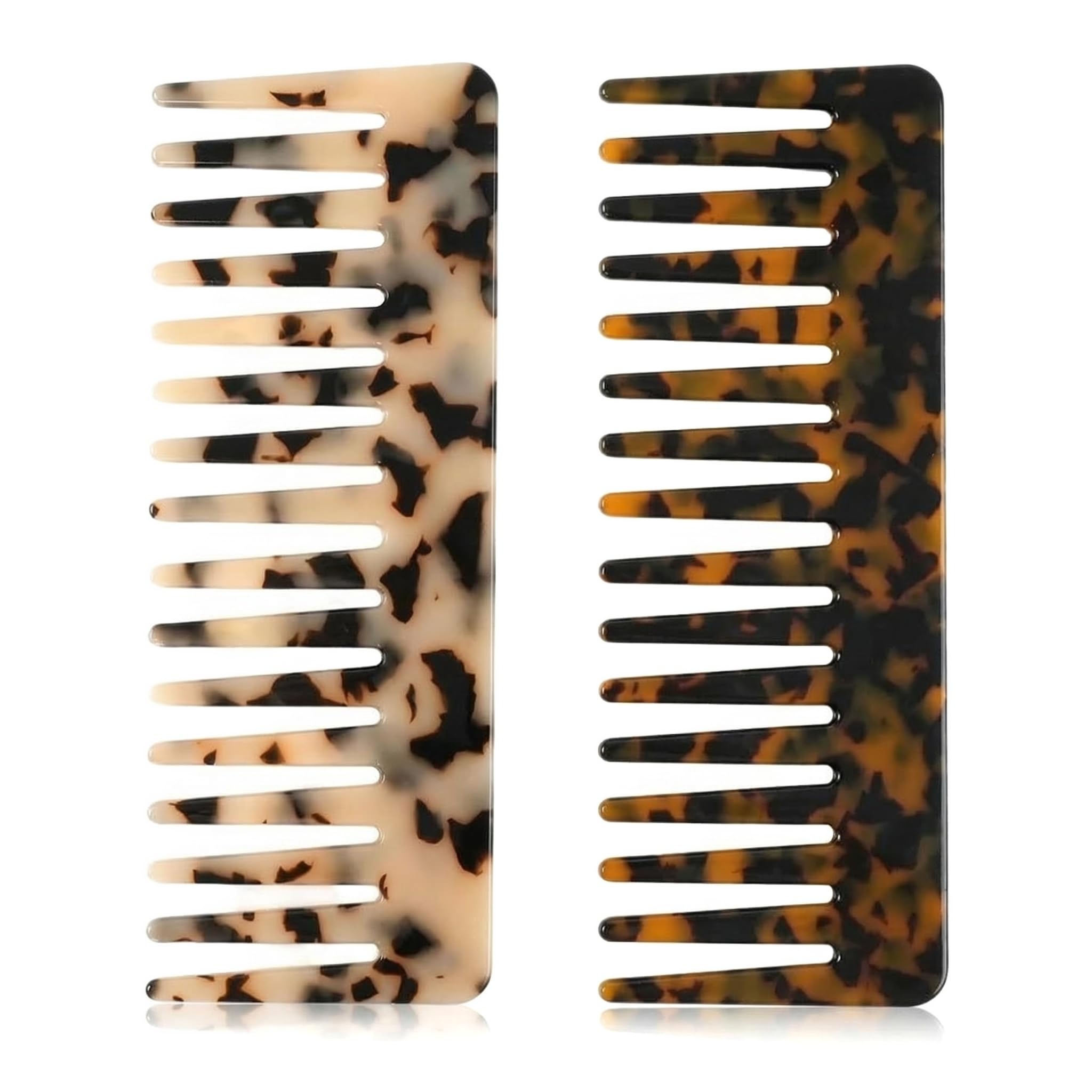 Wide Tooth Comb for Curly & Wet Hair – Detangling Hair Comb for Women & Men, Anti-Static, Smooth Glide, Durable Styling Comb for Shower, Styling & Daily Use
