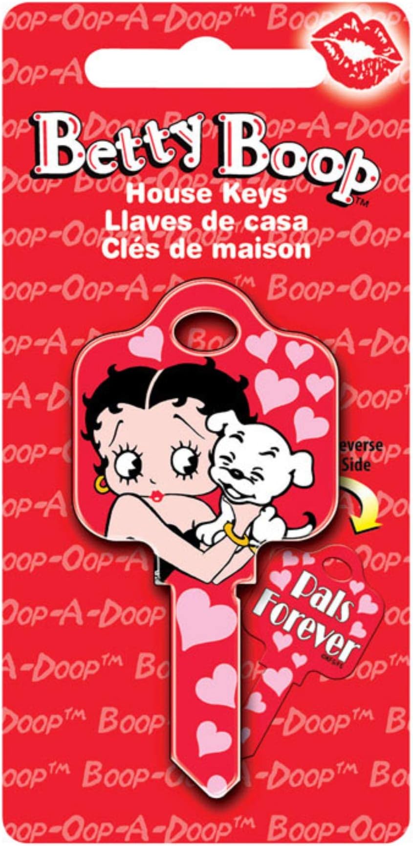 Howard KeysBetty Boop Betty Boop Pals Forever House/Office Key Blank Single sided For Schlage Locks