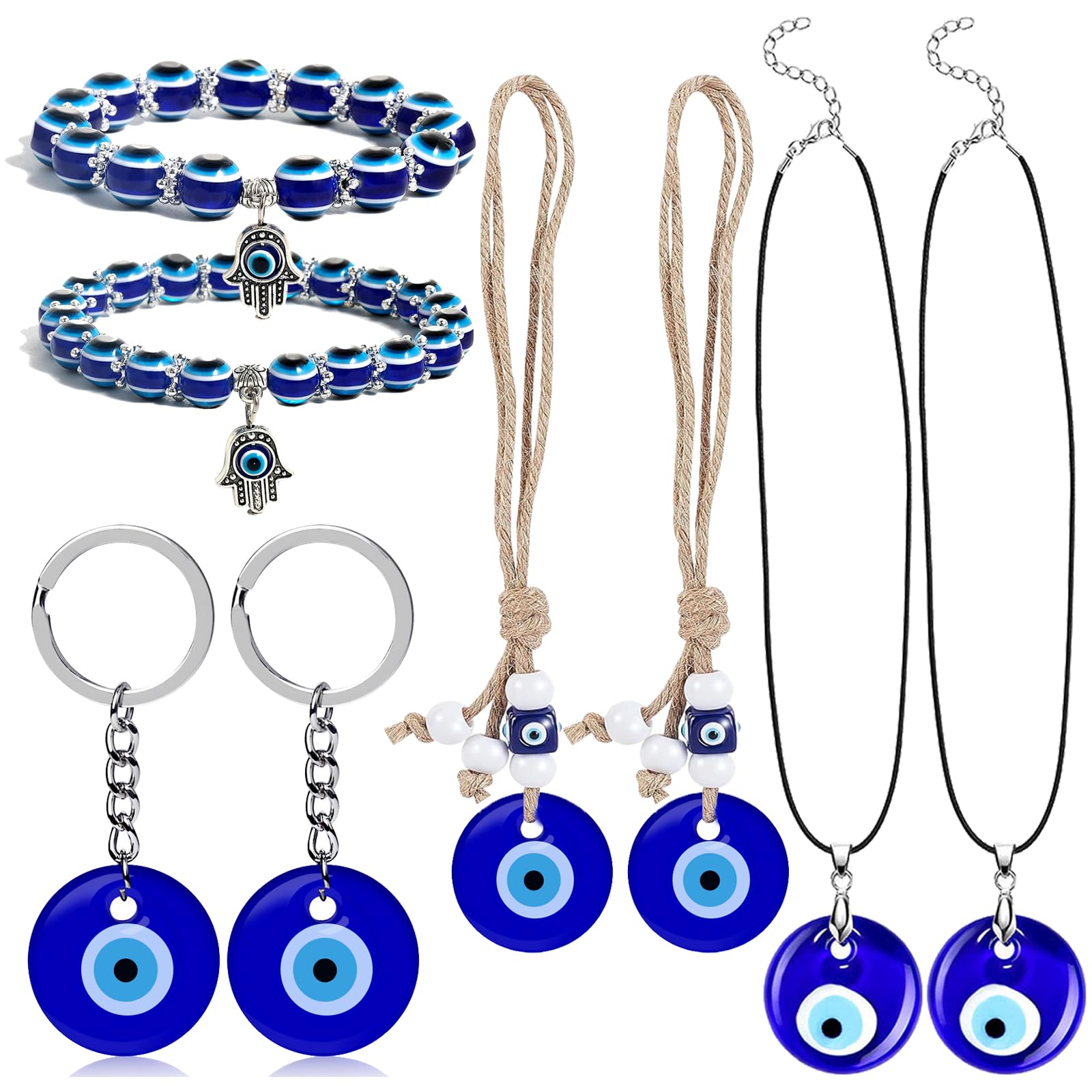 Blauwe boze oog hanger amulet, turkse blauwe boze oog hanger hanger, voor mannen en vrouwen