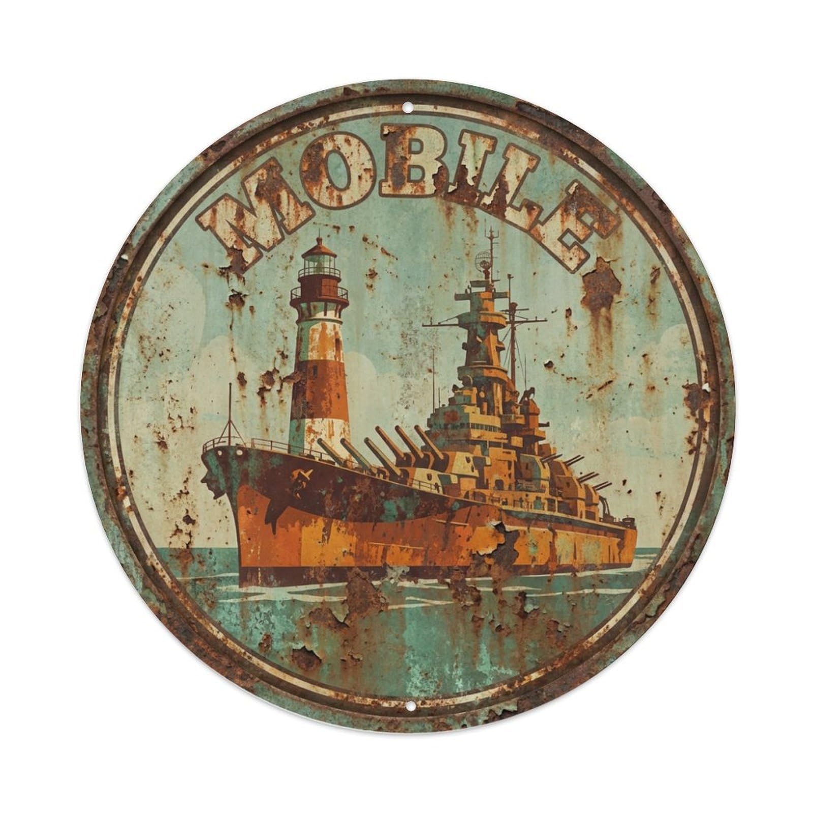 Tgrcjimh Style Metal Tin Sign Retro Travel Usa Mobile