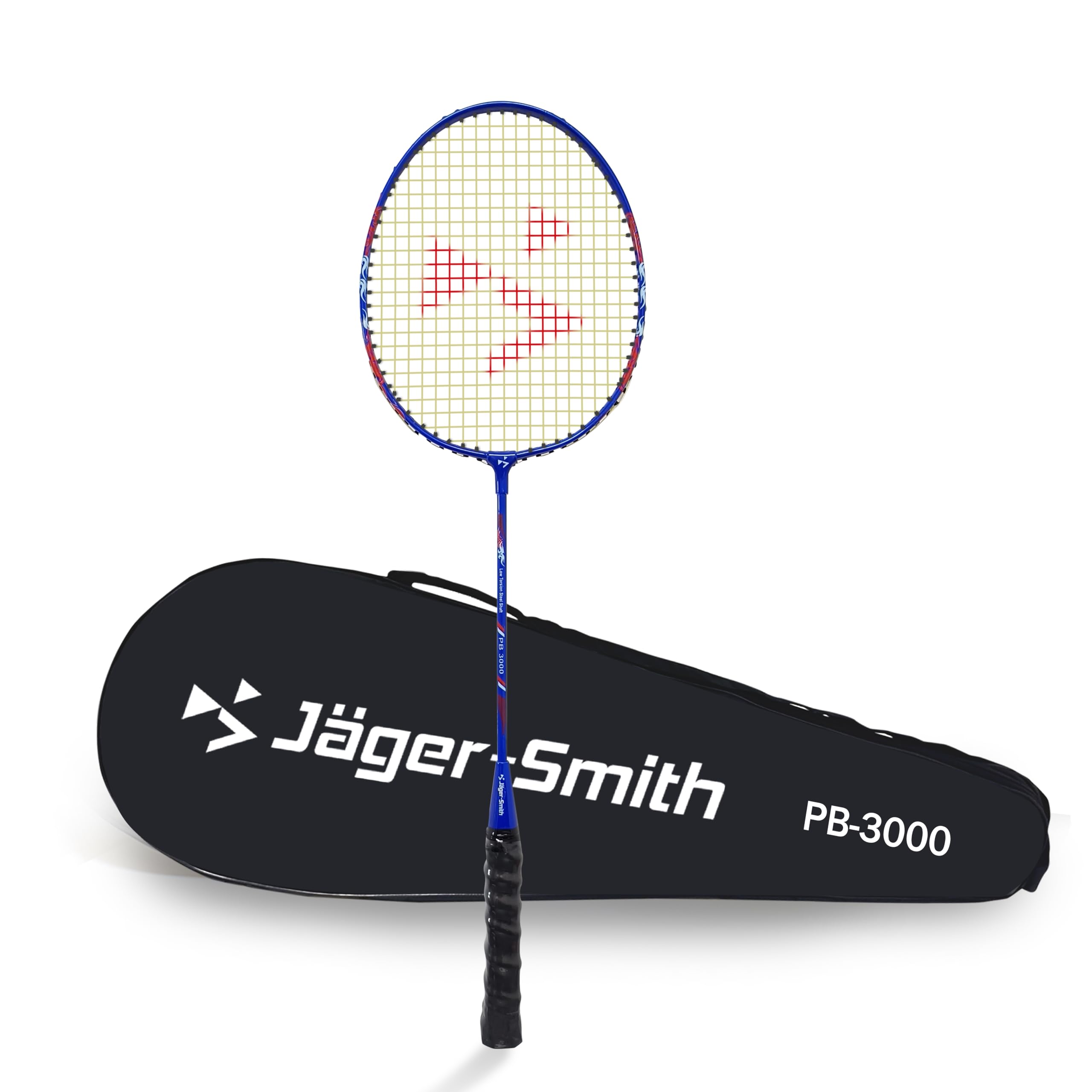 Jager-Smith PB 3000 Aluminium Badminton Racquet with Tempered Steel Shaft and Full Cover for Beginners and Intermediate Players (Made in India)-image-32