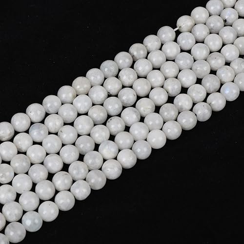 Miniatura 53 de GEMHUB Cuentas redondas sueltas de piedras preciosas naturales de 0.315 pulgadas para la fabricación de joyas, cuentas curativas de cristal para Ojo