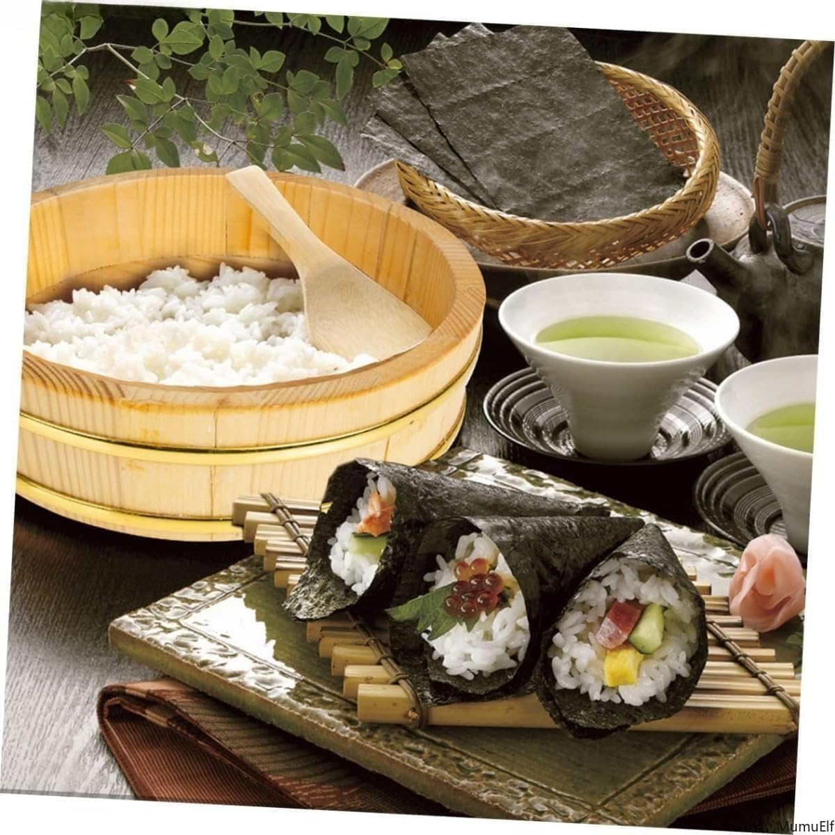 セラミック米槽、米びつ 陶器、 蓋付きセラミックライスジャー、フード