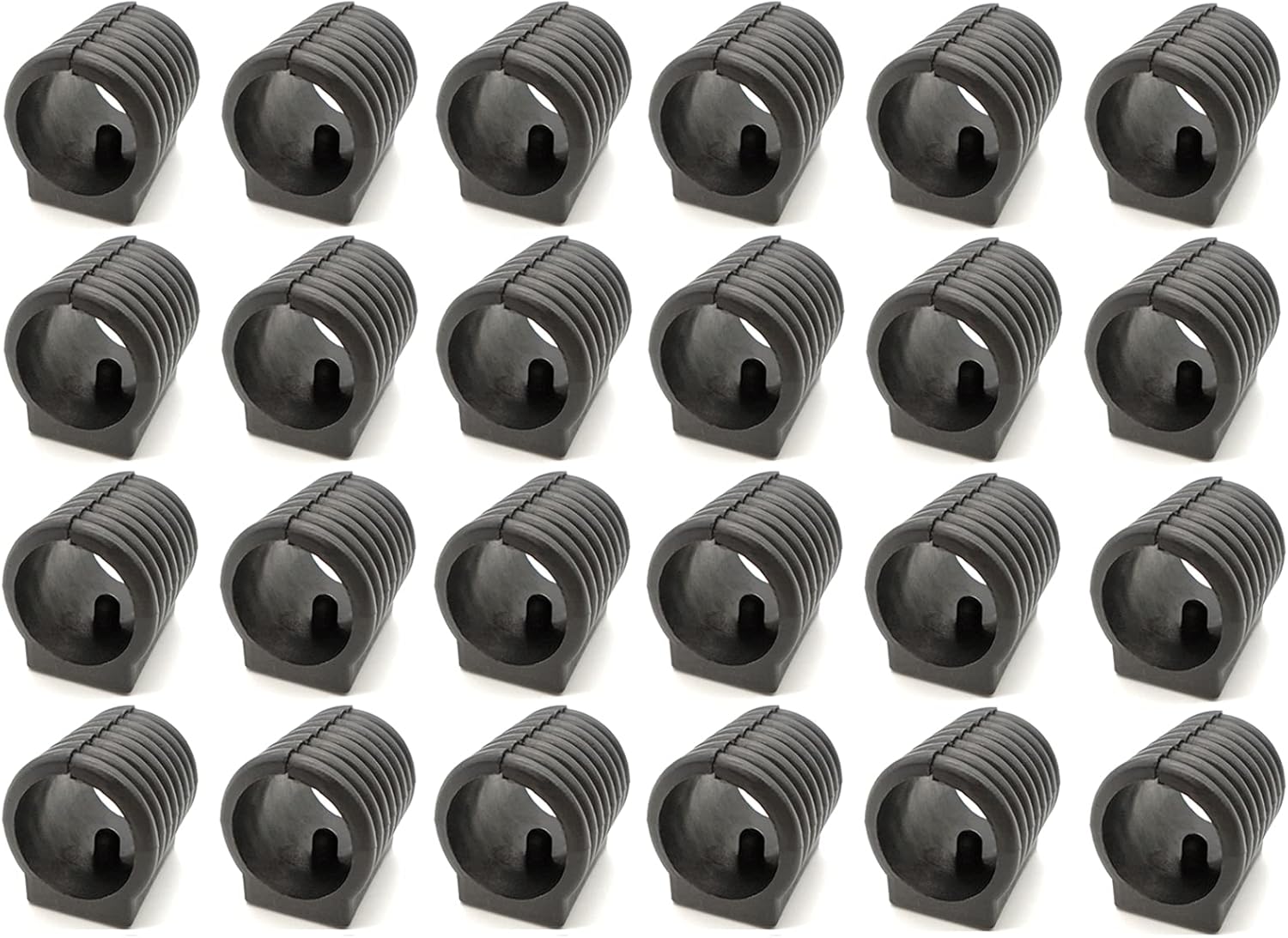 LEZED Plastic Chair Tube Clamp Glides Tubing Caps Cover U Shaped