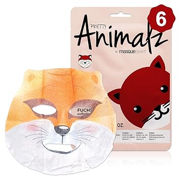 Amazon Com Masque Bar Pretty Animalz Fox Facial Sheet Mask 6 Pack Korean Beauty Skin Care Treatment Brightens Soothes Evens Skintone Freshning Radiant Skin Spa Fun Face Mask Sheets Amazon Com Masque Bar Pretty Animalz Fox Facial Sheet Mask 6 Pack Korean Beauty Skin Care Treatment Brightens Soothes Evens Skintone Freshning Radiant Skin Spa Fun Face Mask Sheets