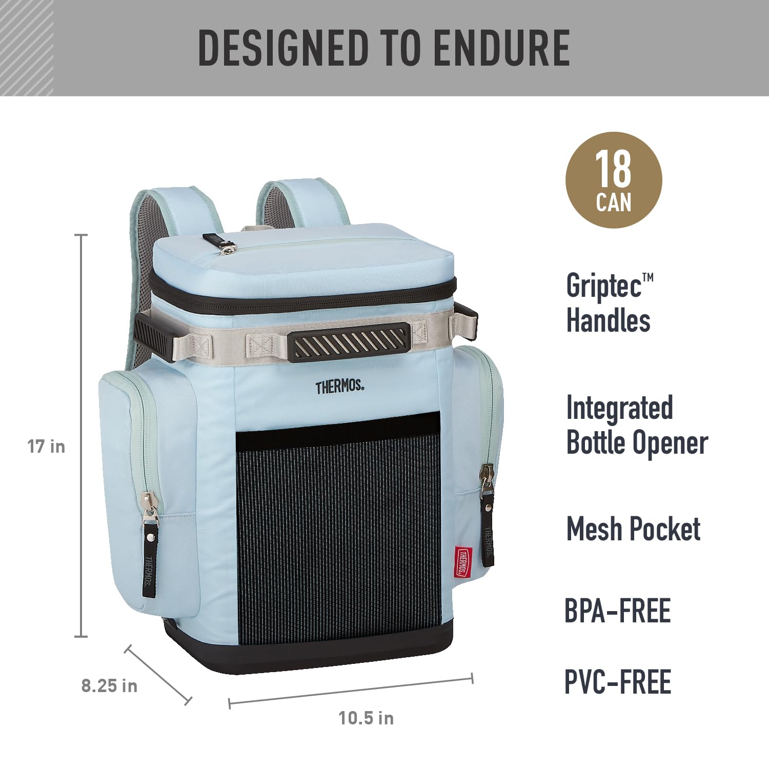 Amazon.com: THERMOS ICON Series 18‑Can Insulated Backpack Cooler