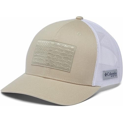 Columbia Unisex PFG Fish Flag Mesh Ball Cap