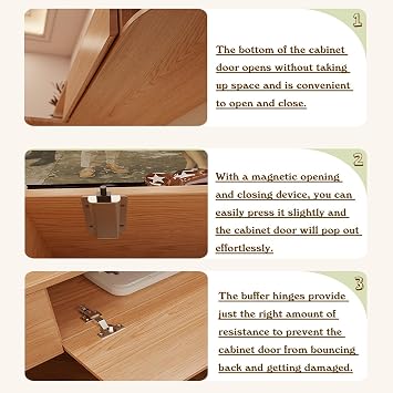 Floating tv unit Floating TV Cabinet Wall Mounted Home Storage Cabinet With Doors Entertainment Media Console Solid Wood Modern Living Room Round Corner (White, 160cm)