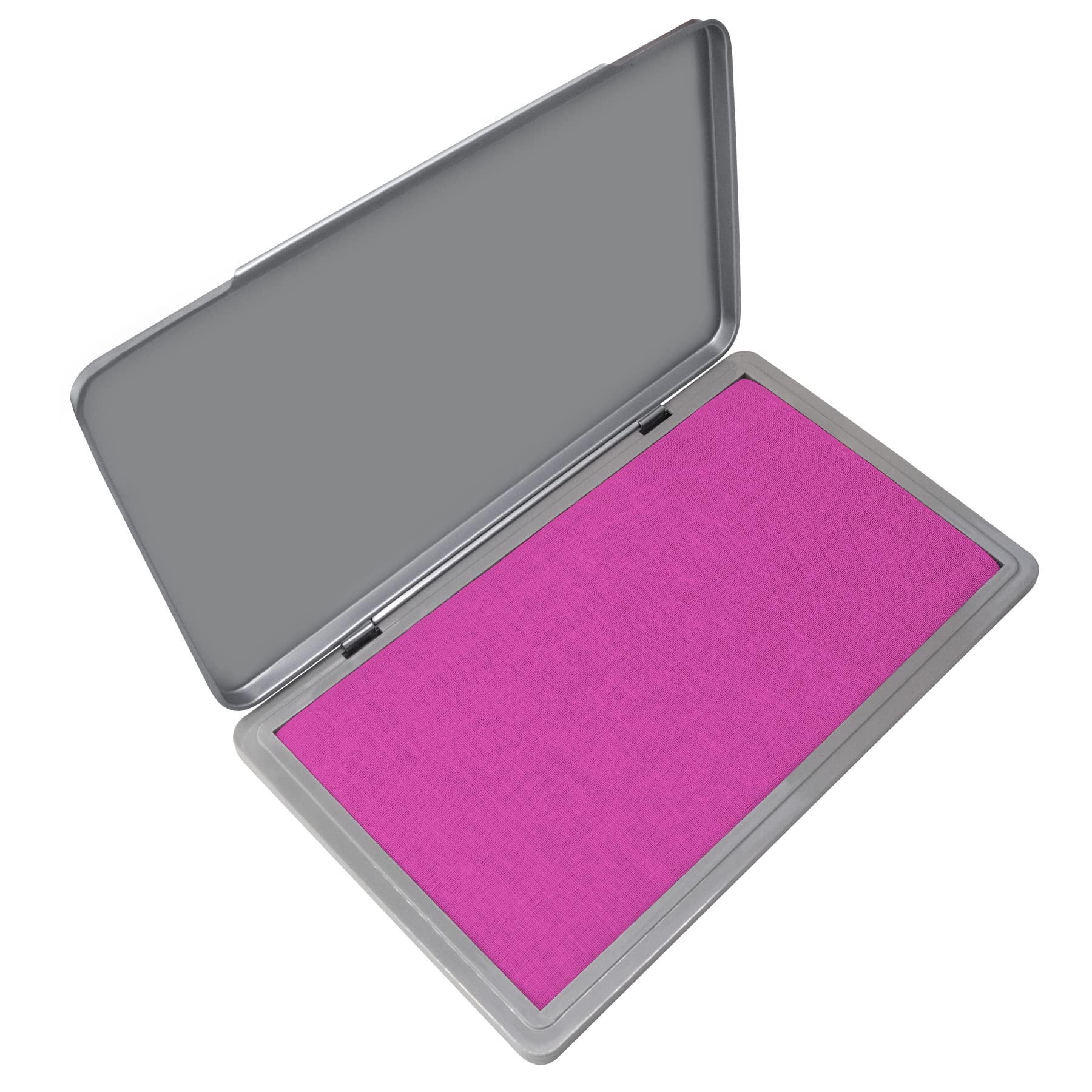 Almohadilla de metal para sellos de tamaño grande, color rosa, elige entre 15 colores de tinta