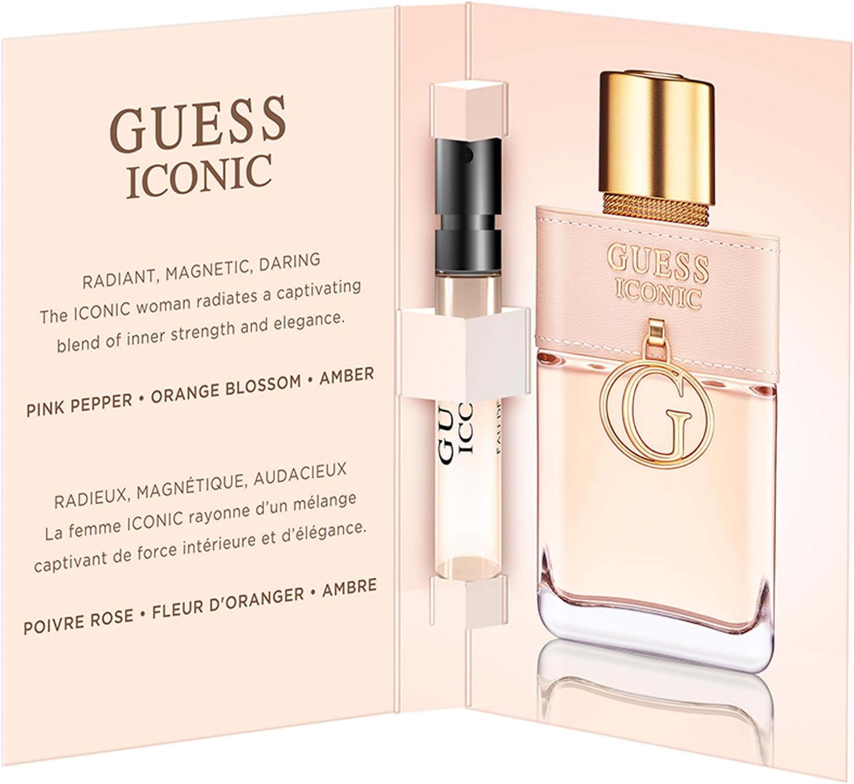Iconic Women/Femme Eau de Parfum Trial Perfume Spray, Vial Sample Size, 0.06 Fl. Oz. / 2 mL