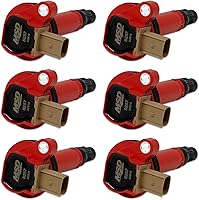 Vista 1 de MSD 82576 Bobinas de encendido, rojo, paquete de 6 (conector de 3 pines)