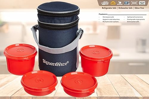 Miniatura 2 de Signoraware Executive - Fiambrera con bolsa (5.9in), color azul