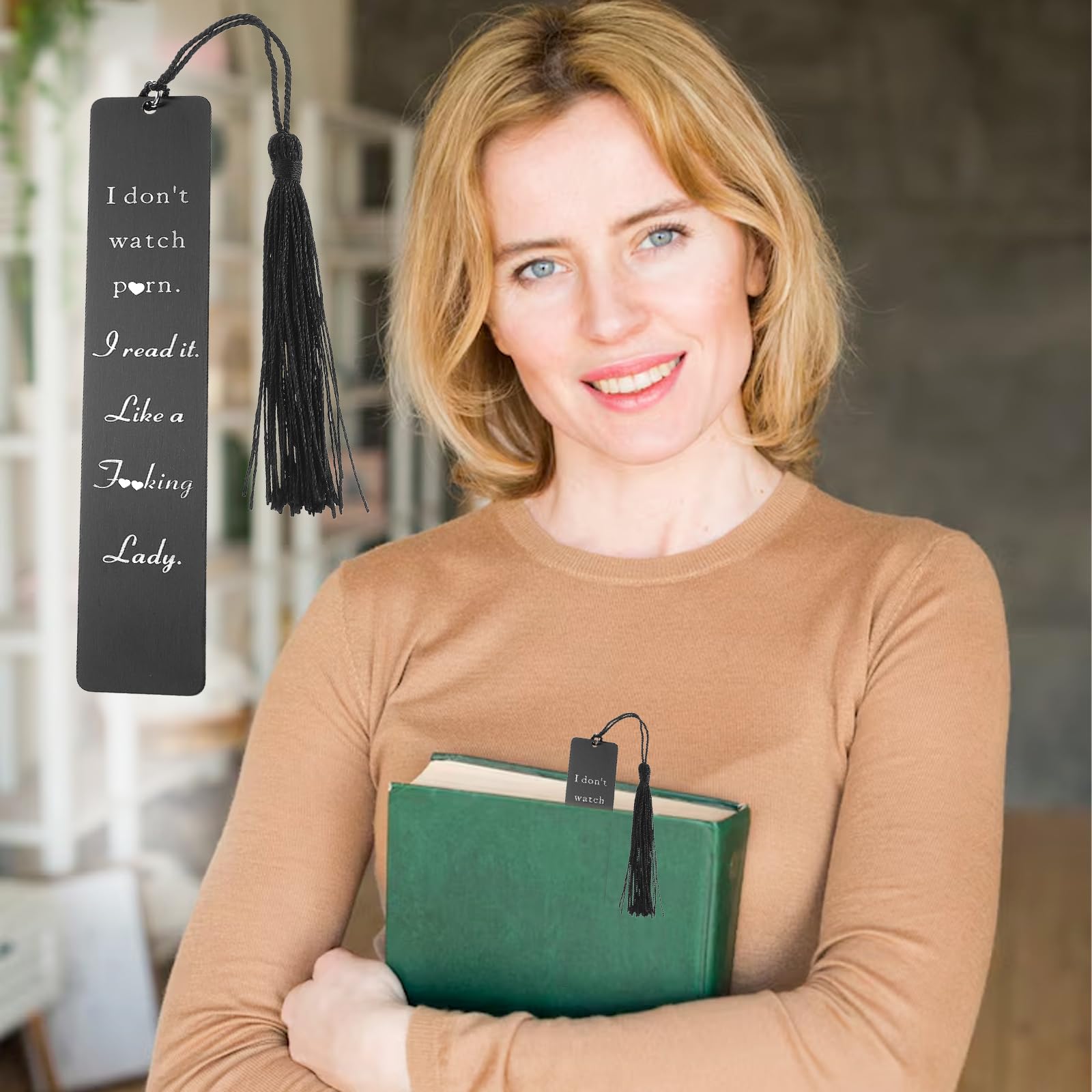 Tyqour Marque-page Inspirant En Métal - Cadeau Pour Femme