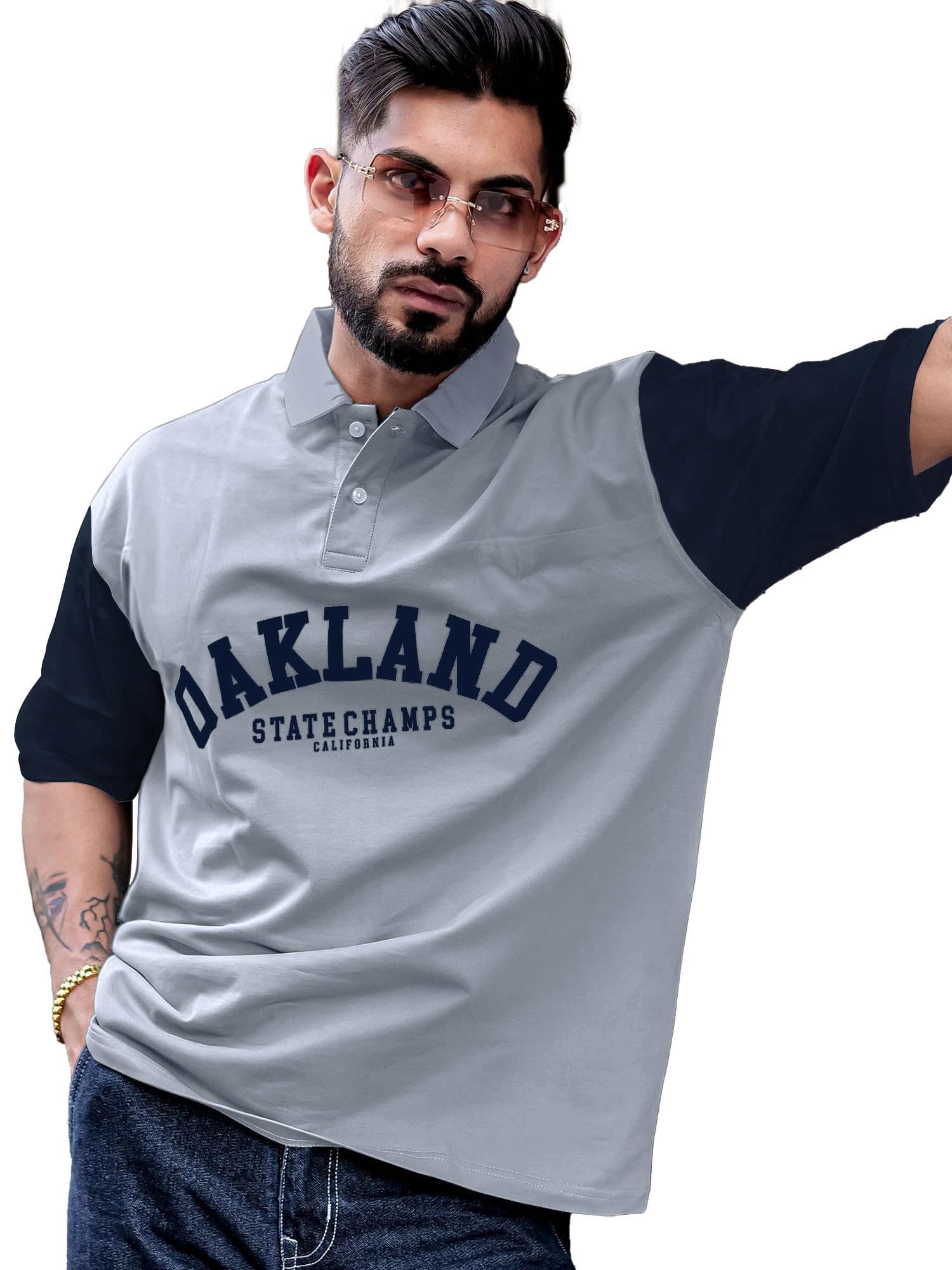 maniac || Polo Tshirts for Men||Polo Neck|| Halfsleeve Tshirt for Men||Oversized Tshirts for Men-picture-26