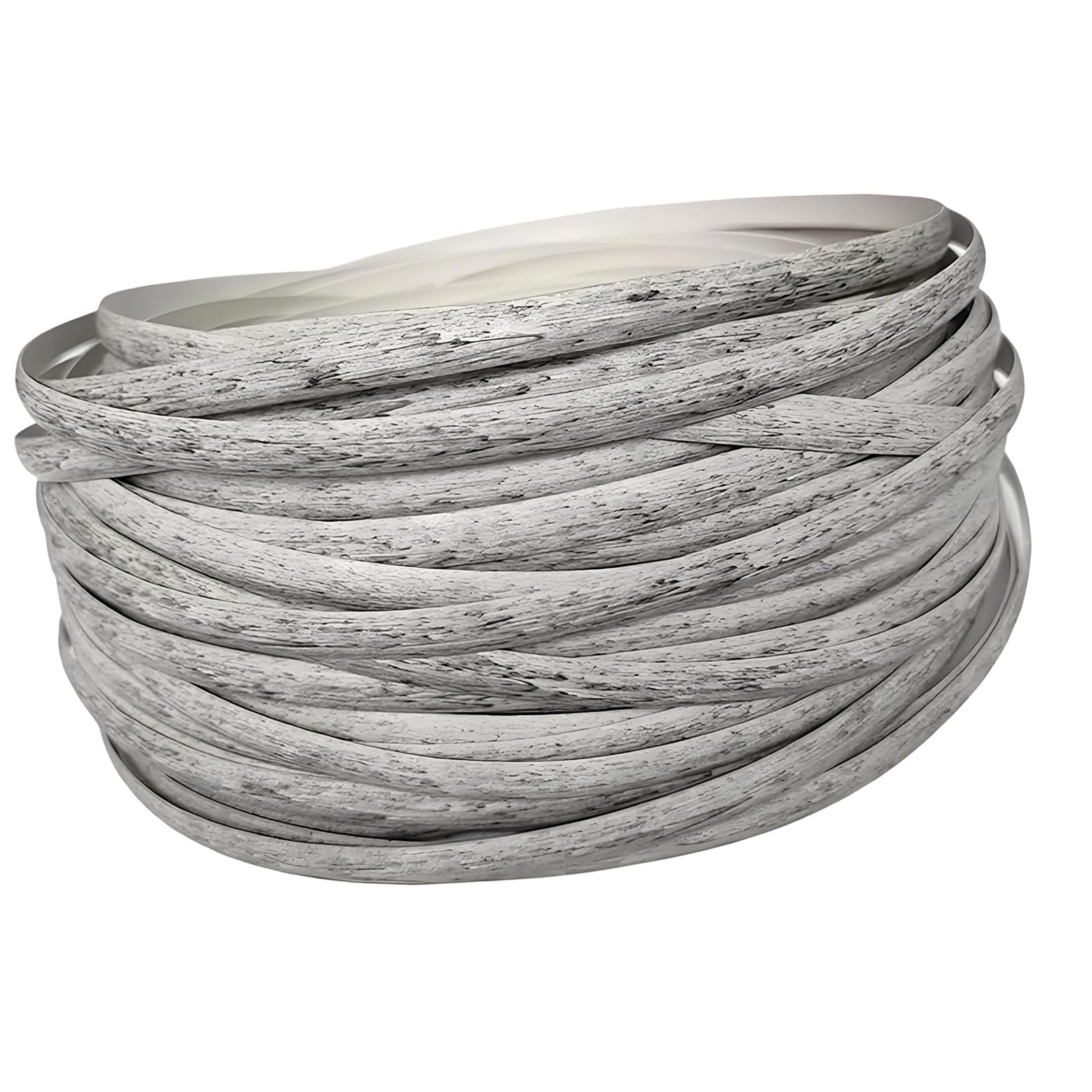 Henygen Mottled Gray Rattan Furniture Restoration Set 120 Feet Strands Waterproof Designs Wicker Repair Set For Outdoor Indoor Use Impermeable Wicker Repair