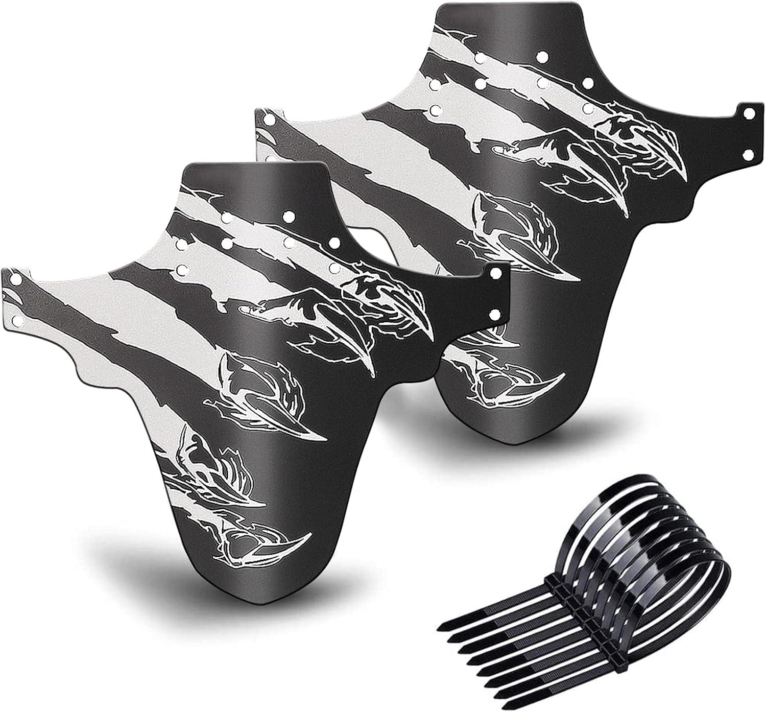 goldmiky MTB Mudguards, 2 PCS Bike mudguards, MTB Front Rear Mudguard