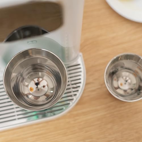 Miniatura 5 de 2 tazas de café de acero inoxidable con aislamiento al vacío de doble pared de 2.7 oz5.4 oz taza de café para beber taza de café 2.7 fl oz5.4 fl oz