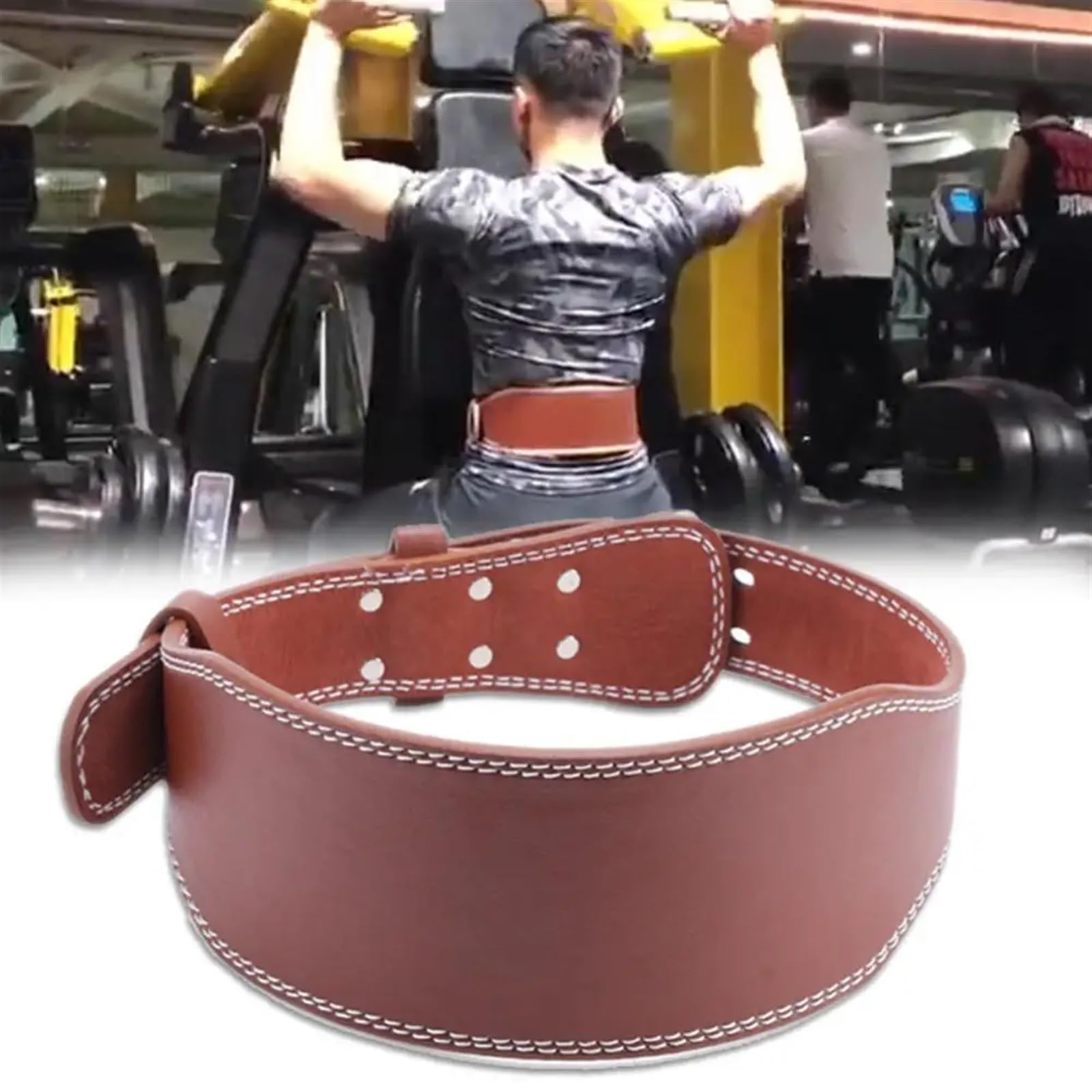 Ceinture De Leste Musculation Ceinture de dynamophilie unisexe protection d'entraînement d'haltérophilie lombaire pour la Salle de Sport