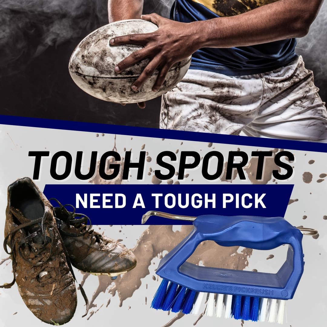 Kelcie's Pick Brush - Limpiador de Botas y Zapatos Altamente eficiente para múltiples usos, Limpia Botas y Calzado en cuestión de Minutos, Funciona a Mano y fácil de Usar