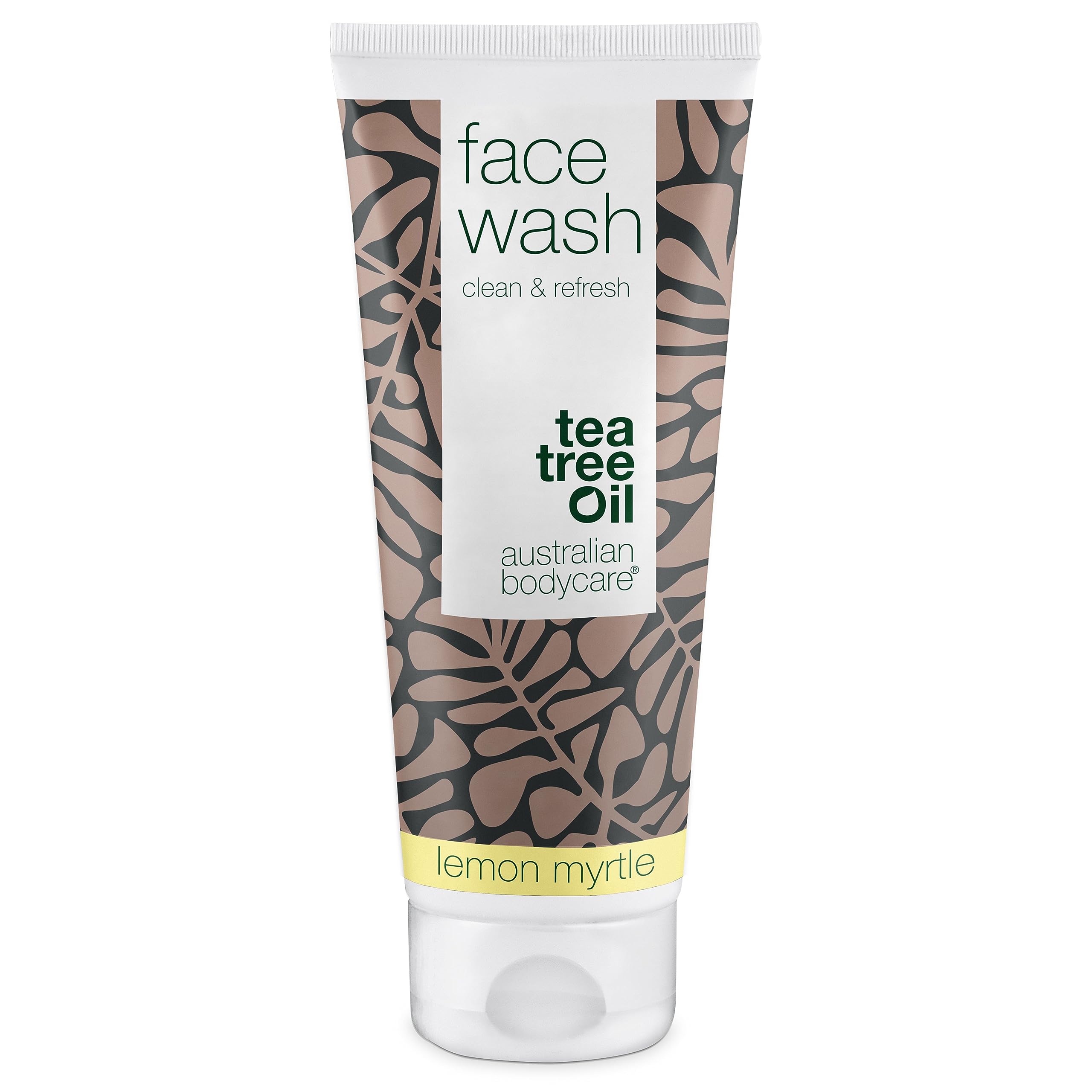 Face Wash 100ml - Limpiador facial para pieles grasas con Tea Tree Oil + Lemon Myrtle | Spot Face Wash, limpiador de piel grasa y limpieza facial profunda para pieles propensas al acné