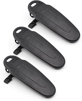 Replacement Belt Clip KBH-12 for Kenwood TK3160 TK3140 Portable Radio, 3PCS | Compatible with TK3360, TK3173, TK-3170, TK-2360, TK-2170, TK2160, TK2140