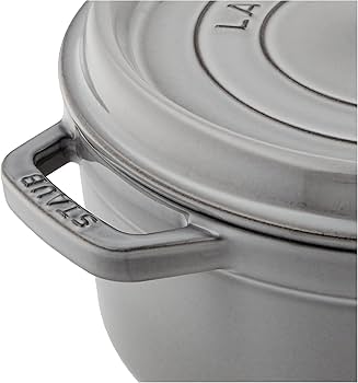 STAUB ストウブ　ココット ラウンド　24cm グレー　両手鍋　鍋 Amazon.co.jp: 【アウトレット】 staub ストウブ 「 ピコ ココット