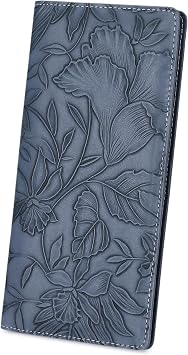 FALAN MULE Ultra Thin Wallet for Women Bifold Leather RFID Blocking Designer Slim Ladies Purse