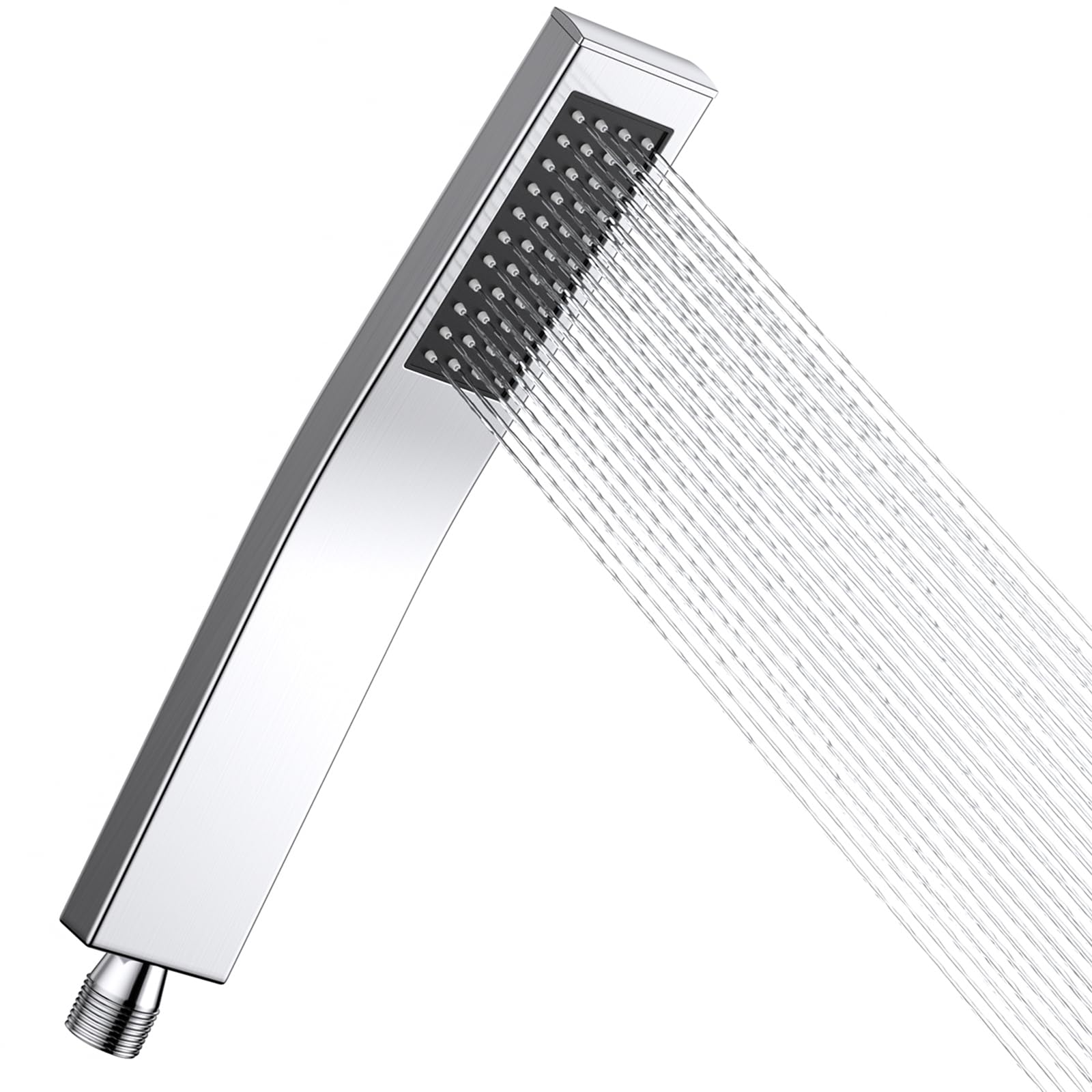 Zehnschön Handheld Shower Head High Pressure Showerhead with 304 Stainless Steel Self Cleaning Silicone Nozzle Shower Head Single Function Showerhead for Home Bathroom Experience