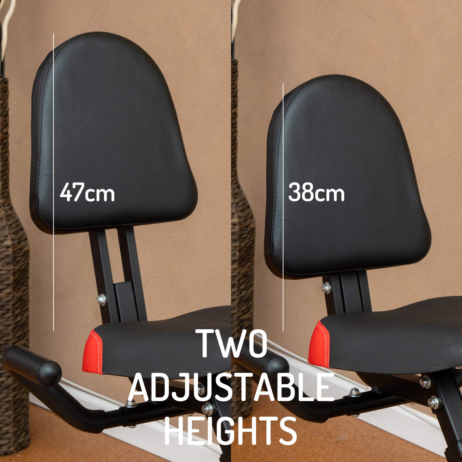 YYFITT 2In1 Foldable Exercise Bike for Home Use with Arm Workout