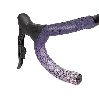 GUEE Attitude Fade Road Bike Handlebar Tape with Shock-Absorbing EVA Foam & Eco-Friendly TPU, Anti-Slip Cycling Bar Tape for Enhanced Grip and a Comfortable Ride 2 Rolls Fading Purple