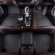 3D Car Floor Mats Compatible with Suzuki Swift 2017-2024, PU Leather Scratch-Resistant Waterproof Easy Installation