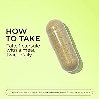 Vista 6 de HUM Flatter Me - Enzimas digestivas para mujeres y hombres, suplemento de hinchazón para la salud digestiva con hoja de jengibre y menta, píldoras