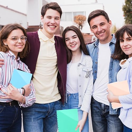 Miniatura 5 de Paquete de 5 divisores de disco tamaño carta, planificador de disco de 9.3 x 11 pulgadas, divisores de cuaderno con bolsillos, 11 discos