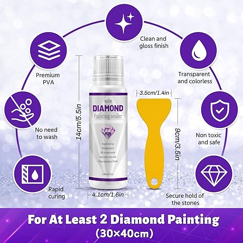 Miniatura 2 de FILASLFT Kits de pintura de diamantes pintura de diamante para adultos pintura de diamante completo con paisaje de luna pintura decorativa de