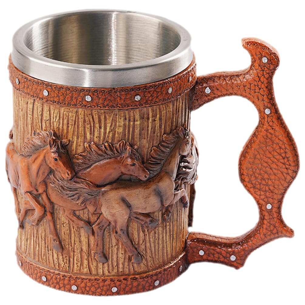 Chope viking à bière EXCEART le cadeau idéal pour passionnés d'histoire