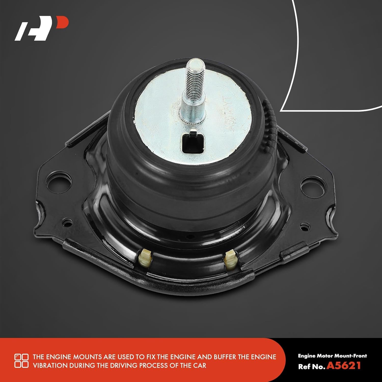 A-Premium 2PCS Front Engine Motor Mount Set Compatible with Dodge Charger 2012-2022, Challenger 2011-2022 & Chrysler 300 2012-2014, 6.4L, Hydraulic, Replace# 68062142AG, 68062143AH