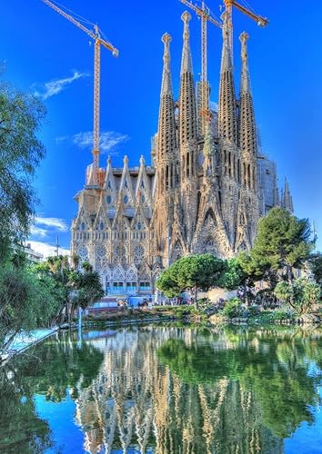 Amazon Co Jp 絵画風 壁紙ポスター はがせるシール式 地球の撮り方 サグラダ ファミリア アントニ ガウディ 聖家族教会 バルセロナ 世界文化遺産 世界の絶景 キャラクロ C Zwd 015a2 版 4mm 594mm 建築用壁紙 耐候性塗料 日本製 ウォールステッカー