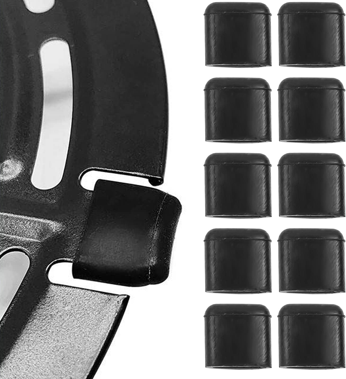 10Pcs Rubber Bumpers for Air Fryer, Tower Air Fryer Rubber Tips Tower Air Fryer Accessories Rubber Feet Tower Air Fryer Spare Parts Air Fryer Rubber Buffers for Air Fryer Tray Replacement Part